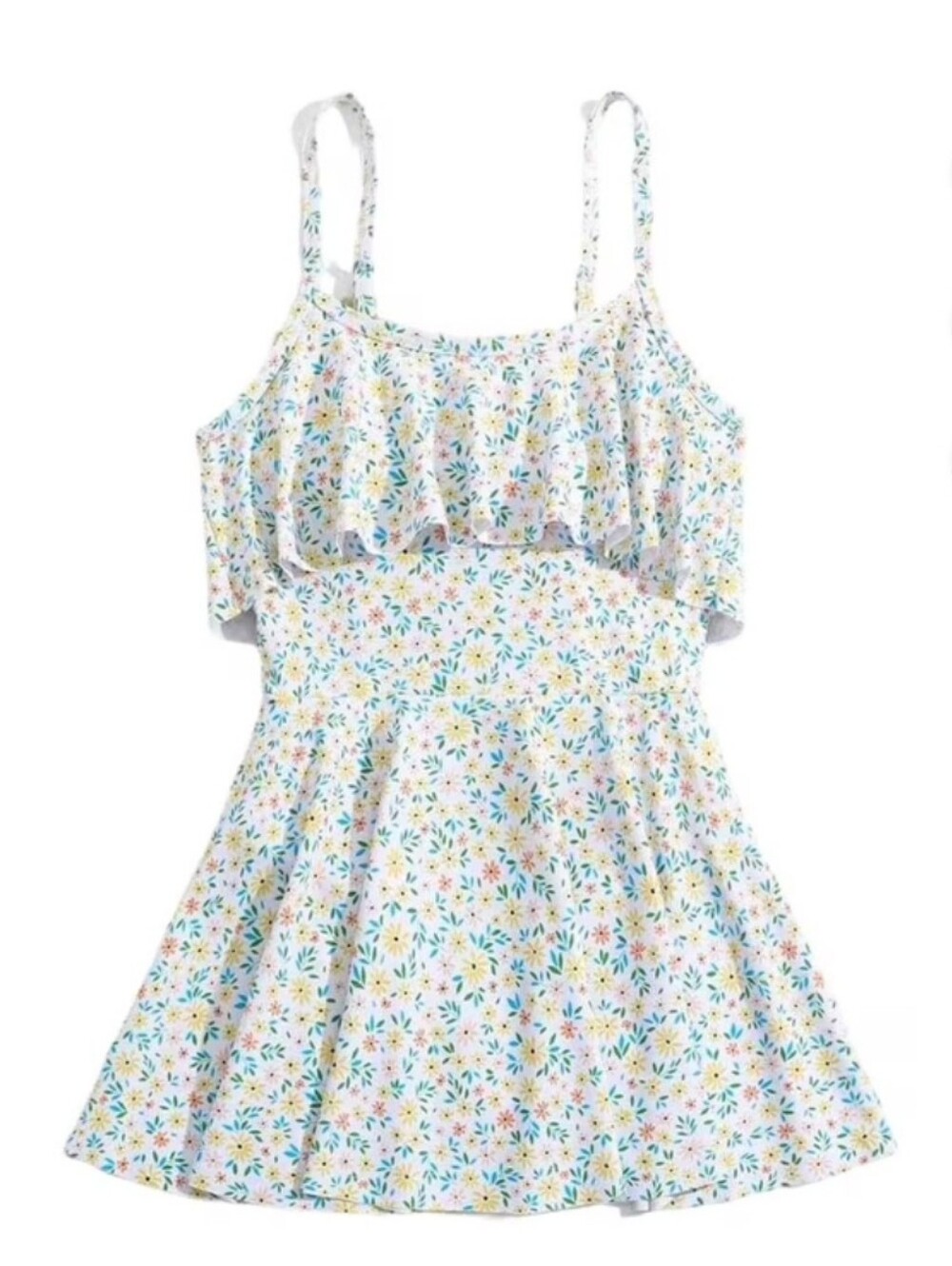 NWT Kids Floral Swimsuit Dress